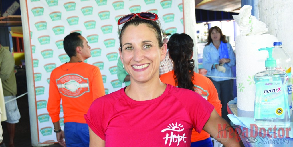 Rebecca Stocker director of Hope Family Health Center said, “I want to thank everybody who has contributed since the first year to the ‘Fishing for Hope’ Tournament all the way ‘til now. This is an amazing, amazing thing. We just need to thank Doctors Hospital At Renaissance for trusting us to be good stewards of their money and for trusting us to serve the uninsured. Because there are so many people and the only difference between somebody sitting in my lobby and myself is the fact that they don't have insurance. They are people just like us and we're able to help them, and it's amazing.” Photo by Roberto Hugo Gonzalez