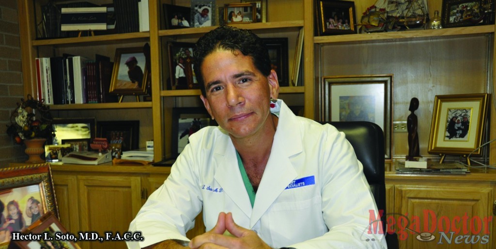 Hector Luis Soto, M.D., F.A.C.C. a cardiologist and Diplomate of the American Board of Internal Medicine, Cardiovascular Disease, and Interventional Cardiology, is originally from the Dominican Republic. Photo by Roberto Hugo Gonzalez