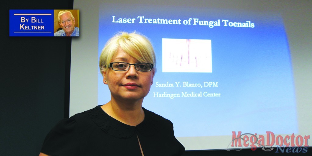 Dr. Sandra Blanco lectures on “Laser Treatment of Fungal Toenails”