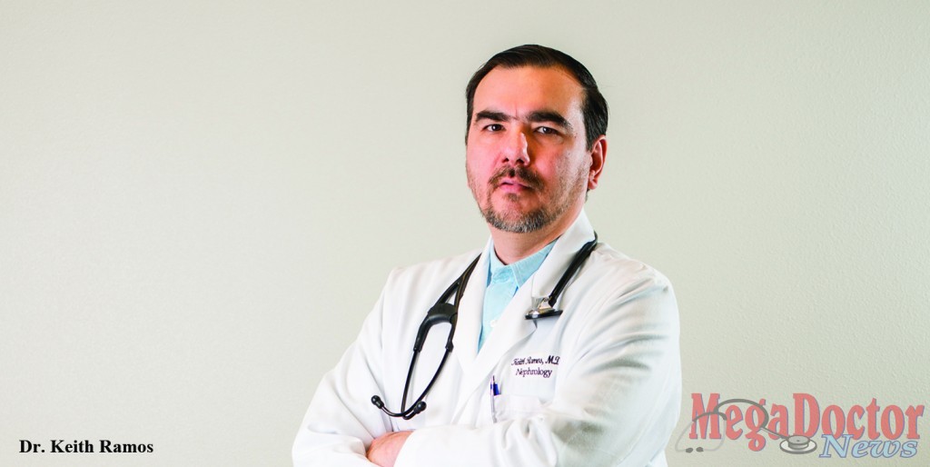 Dr. Keith Ramos nephrologist owns and operates Kidney Doctors of South Texas, P.A., 