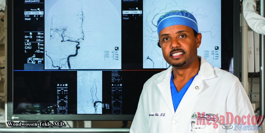 Dr. Wondwossen Tekle, endovascular neurologist at Valley Baptist Medical Center in Harlingen