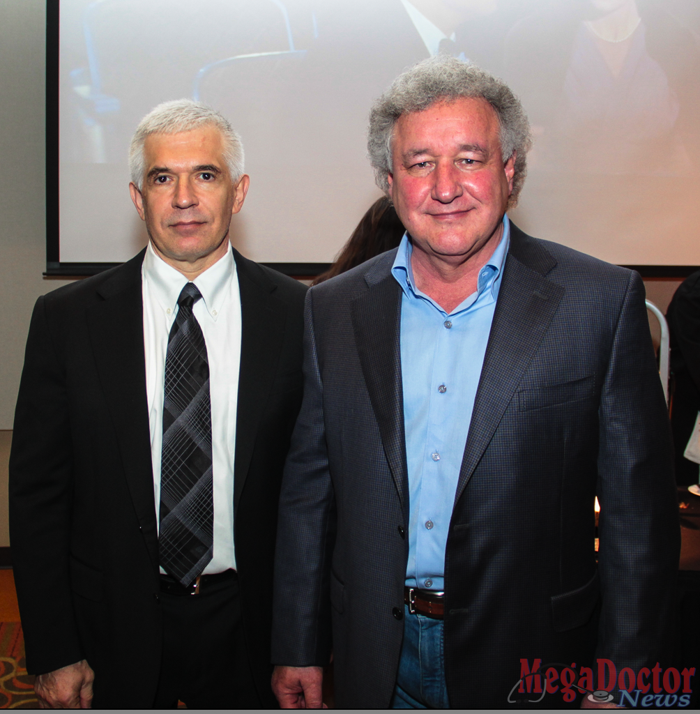 From L-R: Dr. Lawrence Gelman and Alonzo Cantu