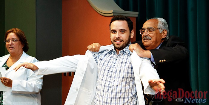 White Coat ceremonies serve as a rite of passage for medical students and residents. Though the residents participated in similar ceremonies when they began their journey at their respective medical schools, Fernandez said, “You get this next one as a sign of the transition for you on the final leg of your career and establishing yourself in your discipline of choice.”