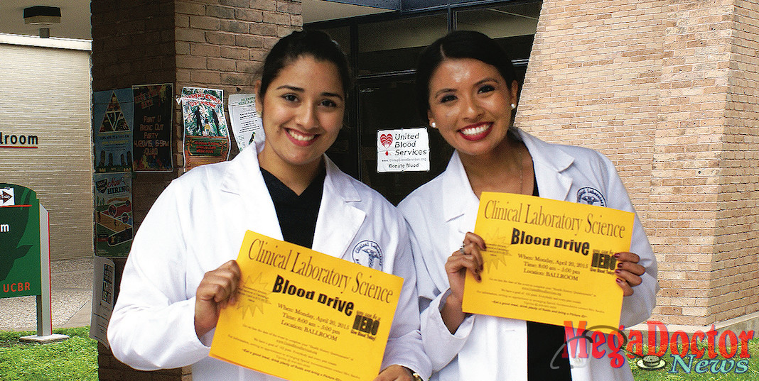 UTRGV students Kezia Correa and Chelsea Cruz are part of the university’s Clinical Laboratory Sciences (CLS) Program, which Excelencia in Education has named one of 20 finalists for its national Examples of Excelencia awards. Excelencia in Education is a nonprofit organization focused on providing opportunities for and assuring the success of Latino students. (Courtesy Photo)