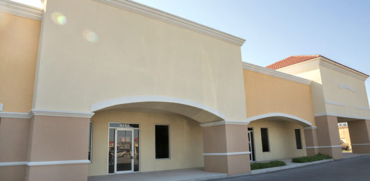 UTRGV has purchased this existing shell building on Crosspoint Boulevard in Edinburg to house the UTRGV School of Medicine Pediatrics Clinic. The sale was finalized in May and project completion is estimated for September 2017. (UTRGV Photo by Paul Chouy)