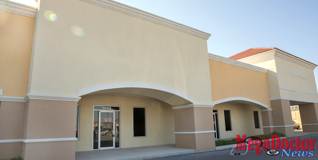 UTRGV has purchased this existing shell building on Crosspoint Boulevard in Edinburg to house the UTRGV School of Medicine Pediatrics Clinic. The sale was finalized in May and project completion is estimated for September 2017. (UTRGV Photo by Paul Chouy)