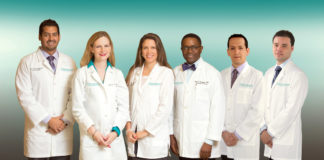 Team of physicians at the DHR Health Diabetes and Endocrinology Institute.
