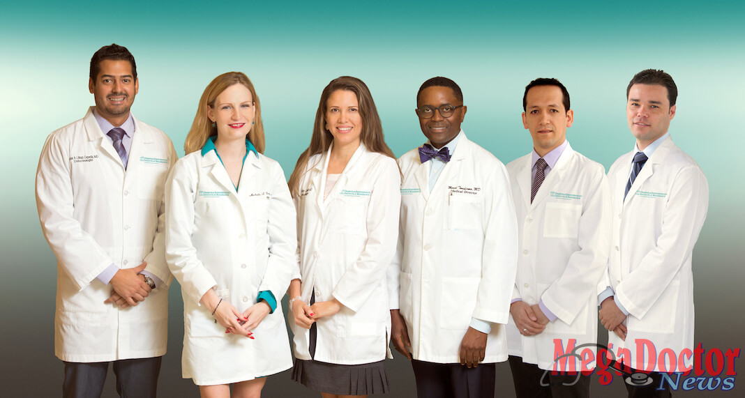 Team of physicians at the DHR Health Diabetes and Endocrinology Institute.