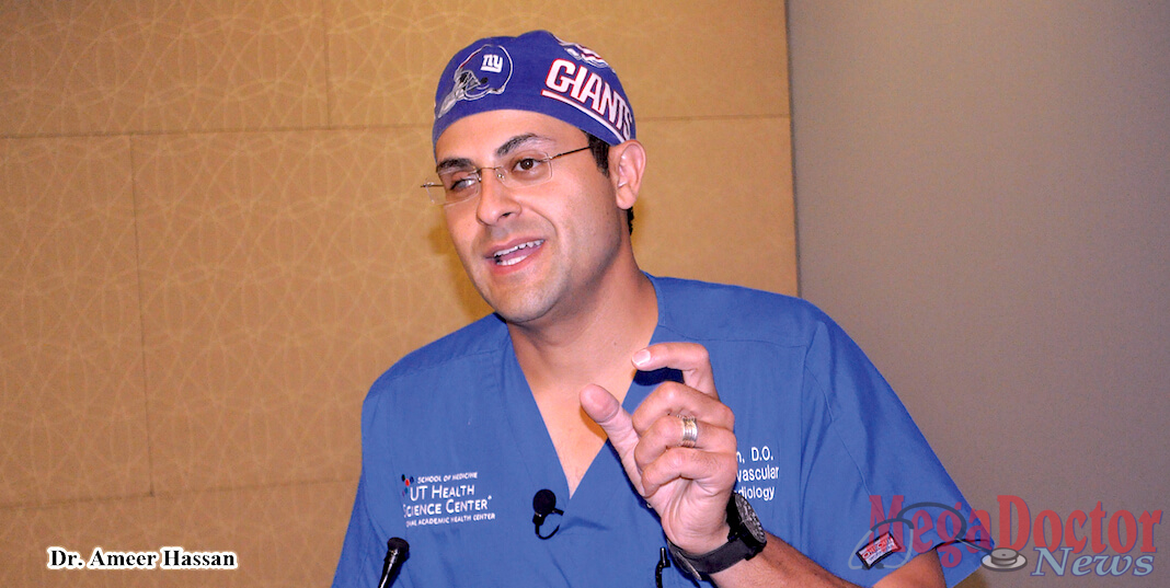 Dr. Ameer Hassan, an investigator in the trial and head of the Neuroscience Department, Director of Endovascular Surgical Neuroradiology, and Director of Clinical Neuroscience Research at Valley Baptist Medical Center-Harlingen. Photo Mega Doctor News