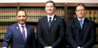 L-R: Dr. Sherif Zaafran, Stephen Brint Carlton, and Scott Freshour