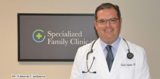 Eduardo Candanosa, M.D. is Board Certified in Family Medicine. His practice, Specialized Family Clinic TM is located at 801 E. Nolana Ave, Suite 3 in McAllen, Texas. He was selected as the Mega Doctor for this issue for his genuine desire to motivate his patients in the Valley to make better choices.