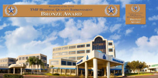 Mission Regional Medical Center has received the TMF Hospital Quality Improvement Bronze Award from TMF® Health Quality Institute.