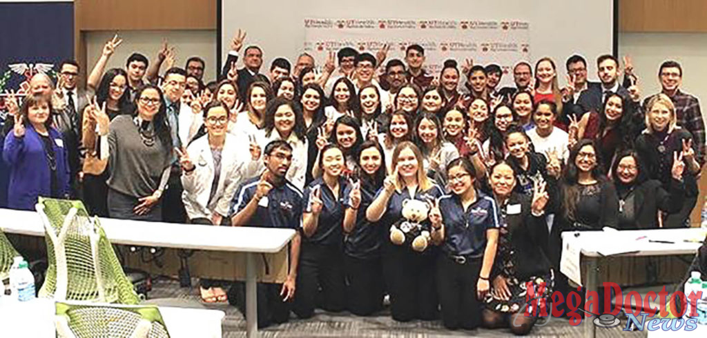 UT Health RGV School of Medicine hosted its first Education Collaboration for Aspiring Health Professionals competition Saturday, Feb. 9, at the Medical Education Building on the UTRGV Edinburg Campus. Eight teams of five students each were tasked with developing creative solutions to address healthcare challenges in rural communities.