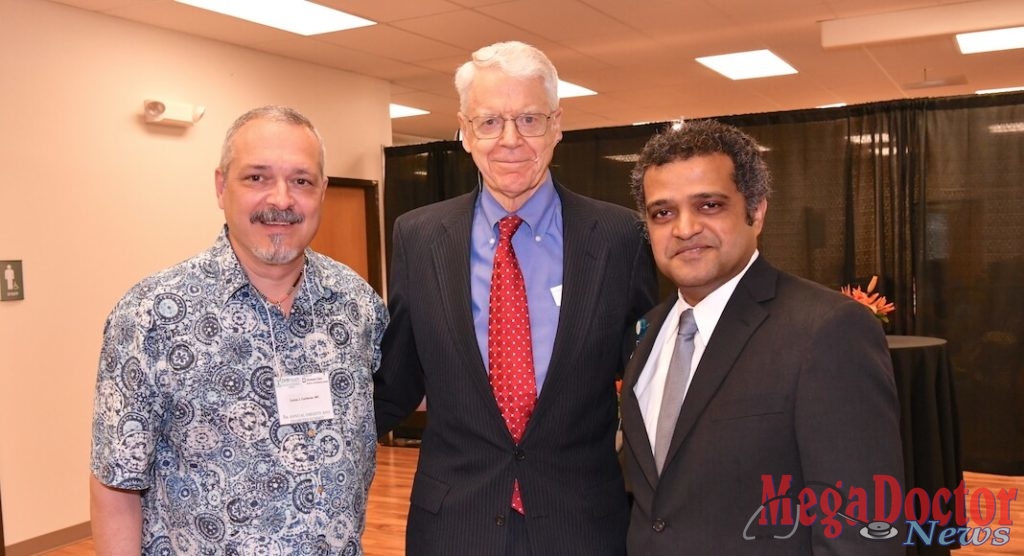 Dr. Carlos Cardenas, Dr. Caldwell B. Esselstyn, Jr. and Dr. Manish Singh.