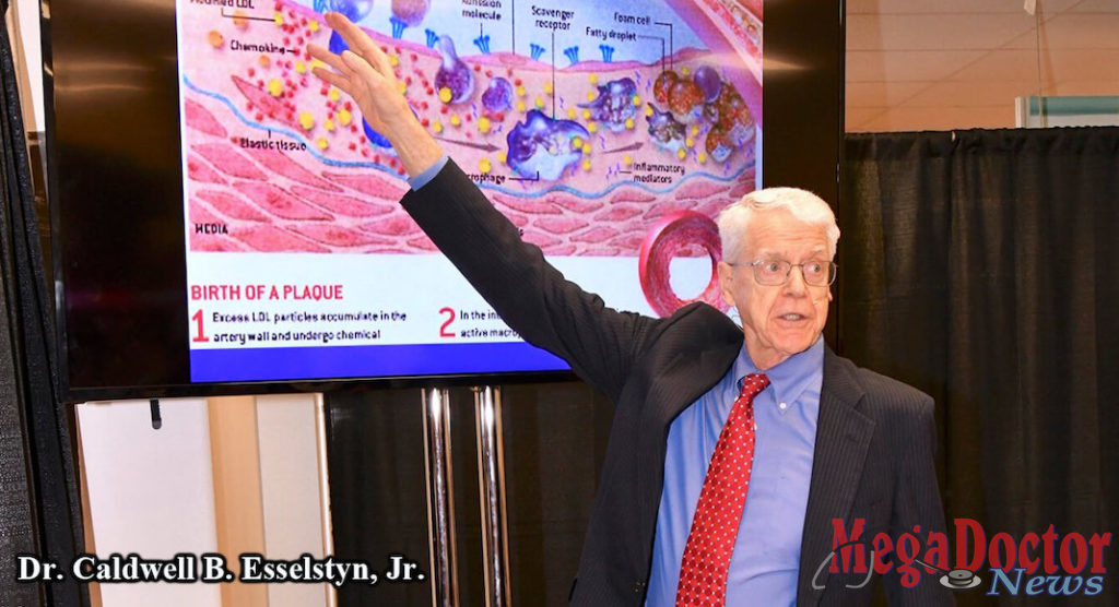 Dr. Esselstyn telling his plan to fight heart disease.