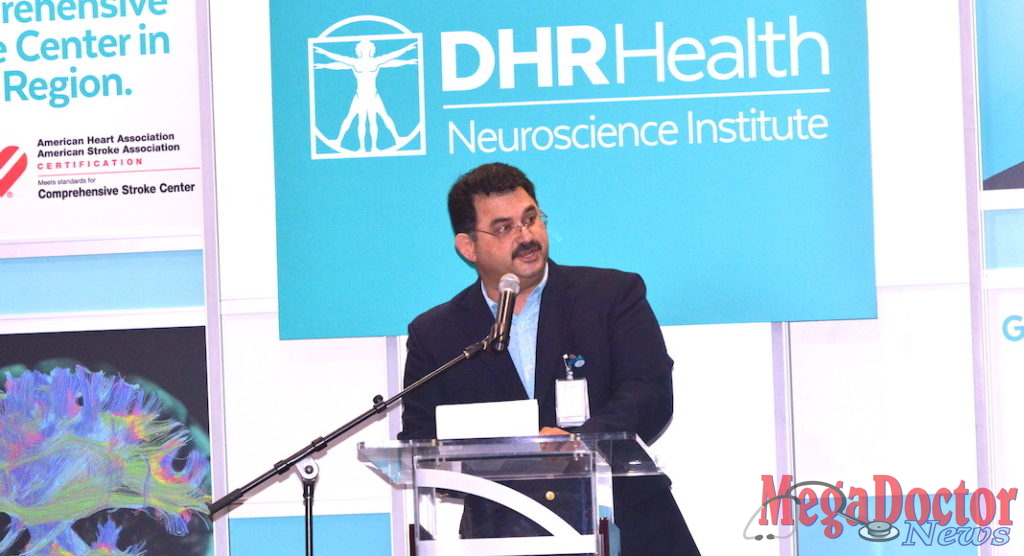 Dr. Juan Padilla, neurosurgeon and Chair of the DHR Health Neuroscience Institute. Photo by Roberto Hugo Gonzalez.