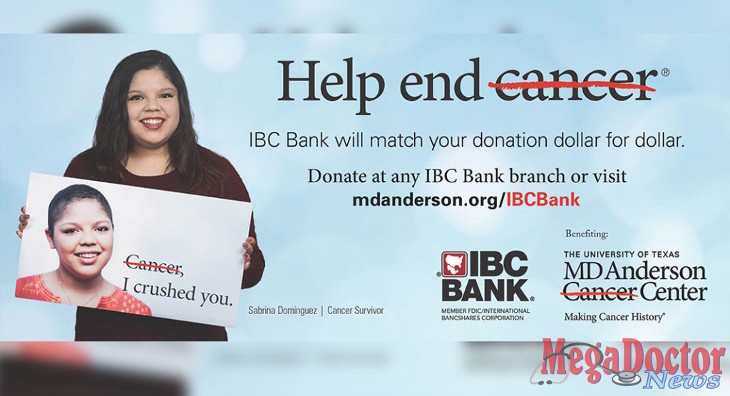 IBC Bank Launches Campaign to End Cancer