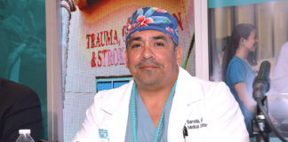 Dr. Raul Barreda, a general surgery specialist, is the Trauma Medical Director at DHR Health. Photo by Roberto Hugo Gonzalez
