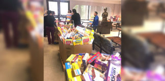 Students from Valley Baptist School of Vocational Nursing collected 1,021 boxes of cereal to benefit the Food Bank of the Rio Grande Valley during the Healthy Over Hungry Cereal Drive held from June 7 – June 14.