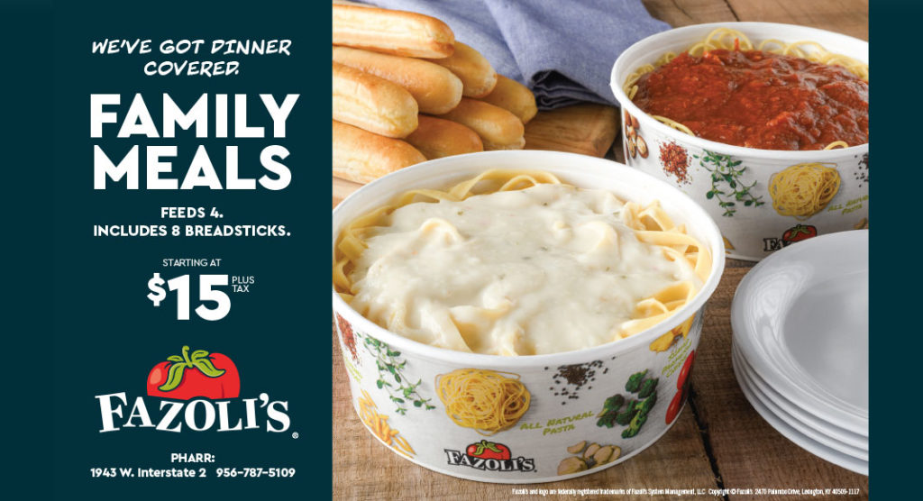 Fazoli’s Curbside Specials - Mega Doctor News