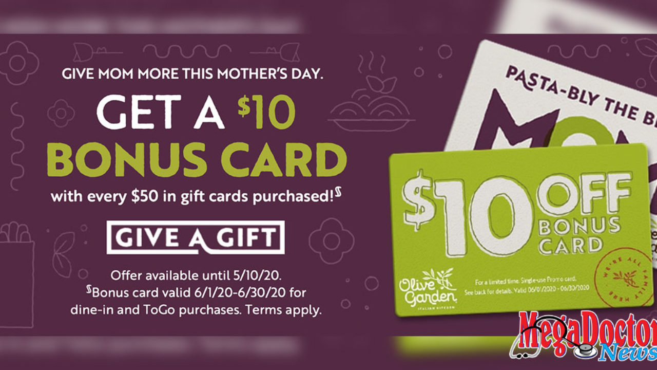Olive Garden Give Mom More This Mother S Day Mega Doctor News