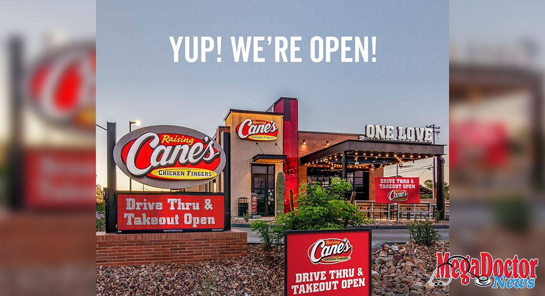 Raising Cane’s Chicken Fingers’ Curbside Specials Mega Doctor News