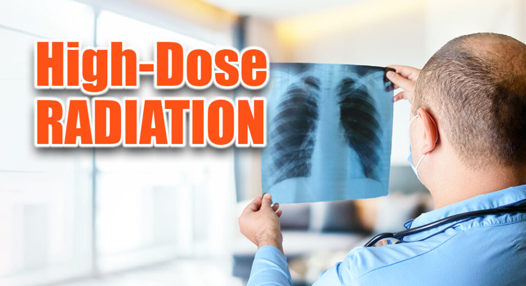 Highdose radiation thwarts tumor growth in patients with advanced lung