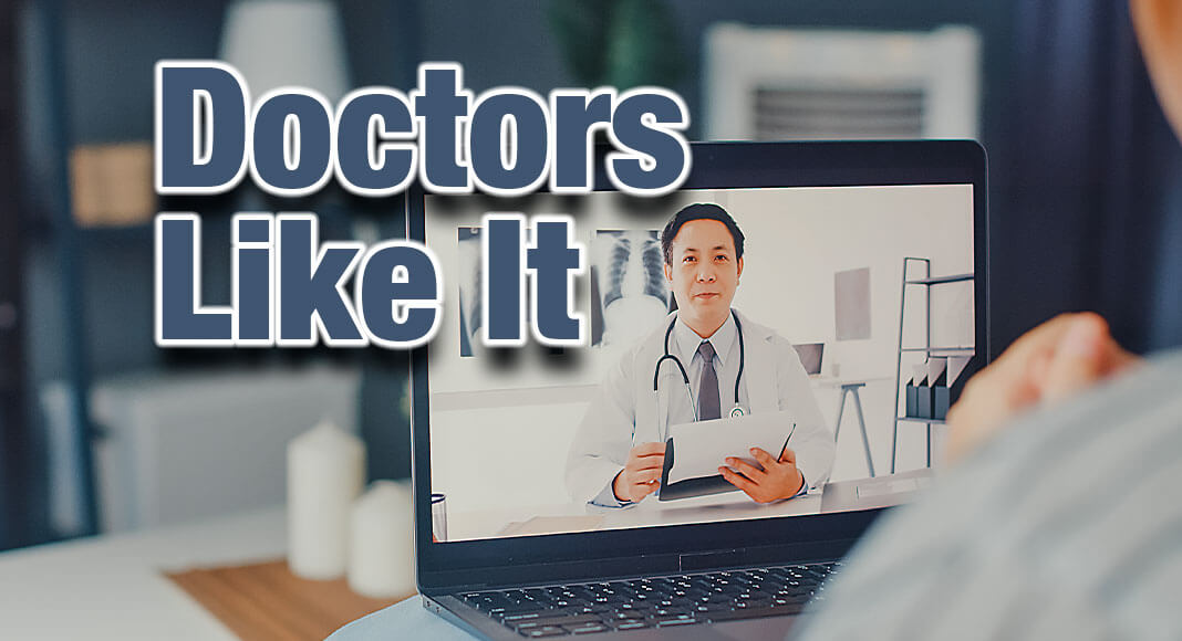Nearly 85% of physician respondents indicated they are currently using telehealth to care for patients, and nearly 70% report their organization is motivated to continue using telehealth in their practice. Image for illustration purposes