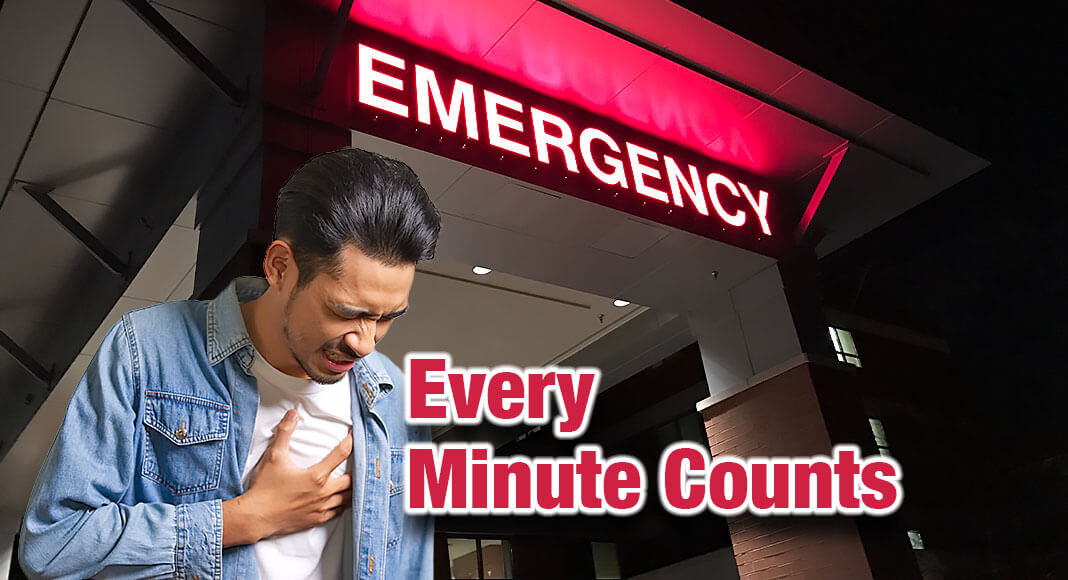 Hispanic people who went to the emergency room (ER) reporting chest pain waited longer than non-Hispanic people to be treated. Image for illustration purposes
