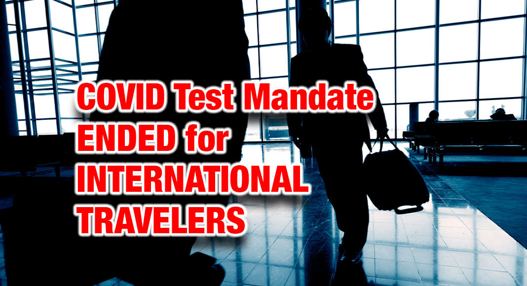 The CDC announced that the Order requiring persons to show a negative COVID-19 test result or documentation of recovery from COVID-19 before boarding a flight to the United States, was rescinded, effective on June 12, 2022 at 12:01AM ET.