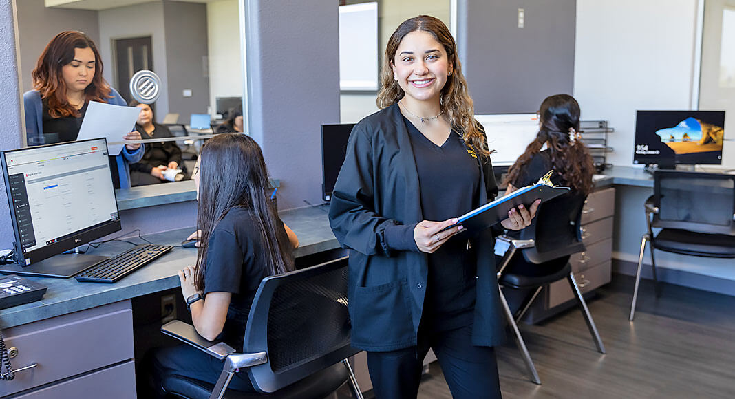 The Medical Assistant (MA) Program students at Laredo College have achieved a 100% passage rate on the national licensure exam. Ten students sat for the AMCA MA clinical certification exam in May 2022 and successfully passed the national certification exam.  Image for illustration purposes