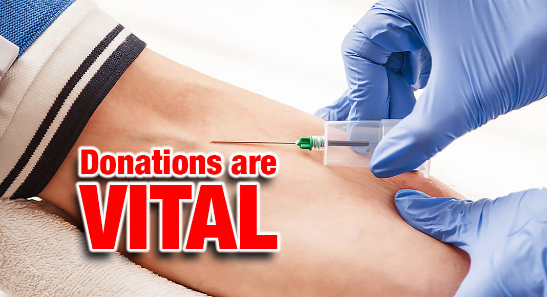 Dr. Fertel said blood donations are especially important during the summer when more people are active and the risk for accidents and trauma increases. Image for illustration purposes