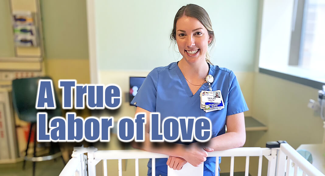 Skylar Moring, RN, has been a Neonatal Intensive Care Unit (NICU) nurse at Driscoll Children’s Hospital for two years. “As nurses, we are not just there to serve in healthcare, but also to fill in the gap for these parents and offer them the hope and strength they need to get through these tough situations,” says Driscoll NICU nurse Skylar Moring, RN. Courtesy Image Driscoll Children's Hospital