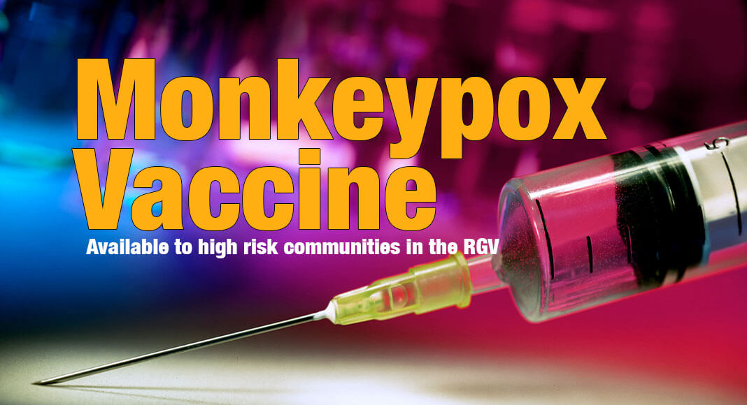 State health officials are sending a limited number of monkeypox doses to Hidalgo County, which could arrive as early as this week. Additional doses are being made available to Cameron, Willacy and Starr counties. Image for illustration purposes