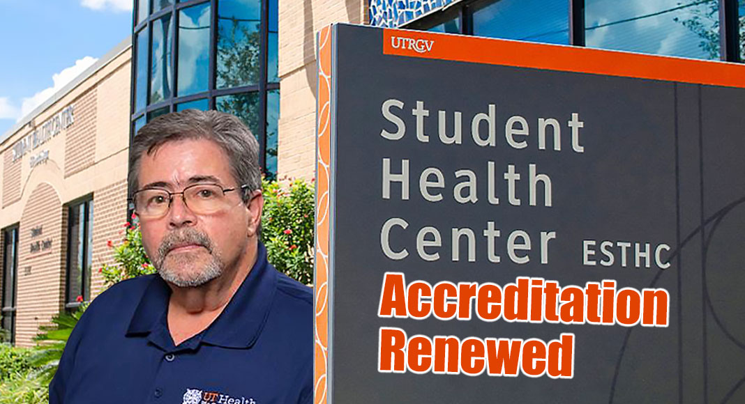UT Health RGV Student Health, which provides medical services to UTRGV students free of charge on both the Edinburg and Brownsville campuses, has had its accreditation renewed by the Accreditation Association for Ambulatory Healthcare. (UTRGV Photo) Rick Gray, RN, MBA, UTRGV director of Health Services. (UTRGV Photo by Jennifer Galindo)
