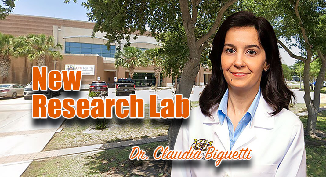 Dr. Claudia Biguetti, an assistant professor of medicine at the university, is establishing a new research lab in the UTRGV School of Podiatric Medicine focused on improving bone healing and regeneration. (UTRGV Photo by Raul Gonzalez)