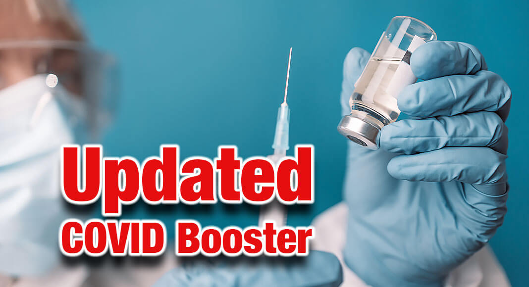 “We continue to strongly urge everyone to stay up to date on their COVID-19 vaccines, including recommended booster doses."  Image for illustration purposes