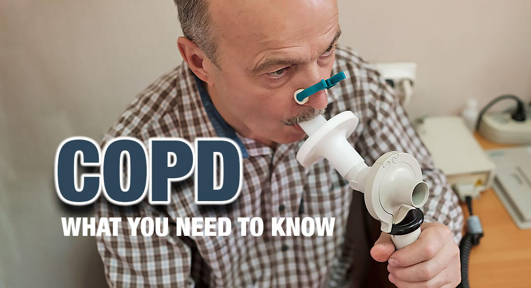 Chronic obstructive pulmonary disease (COPD), which includes emphysema and chronic bronchitis, makes breathing hard for the 16 million Americans who have been diagnosed with it. Image for illustration purposes