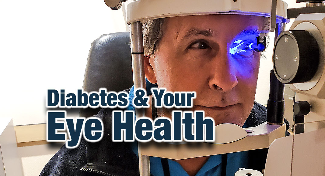 If you have diabetes, it’s important to get a comprehensive dilated eye exam at least once a year. Diabetic retinopathy may not have any symptoms at first — but finding it early can help you take steps to protect your vision. Image for illustration purposes