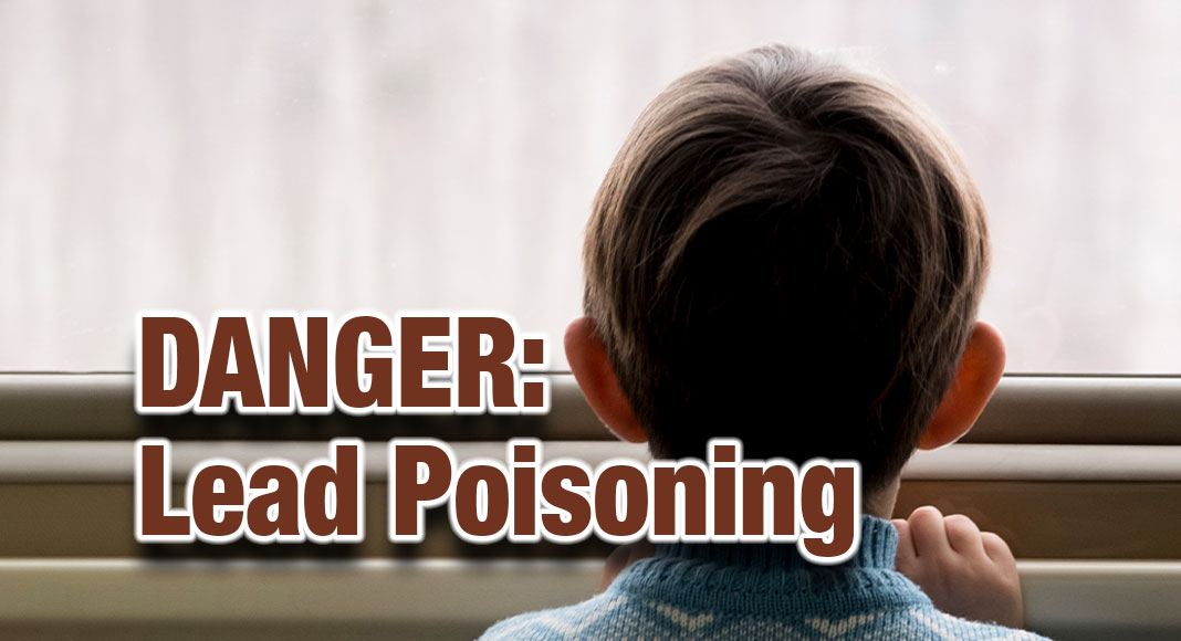 Lead in paint, soil, air, or water is invisible to the naked eye and has no smell. No safe blood lead level in children has been identified. Image for illustration purposes