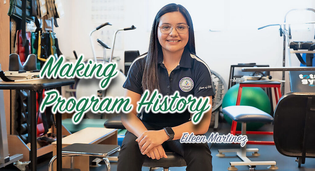 Eileen Martinez, a 2022 graduate from STC’s Physical Therapist Assistant Program has made STC history by being the only student to ever earn a perfect score on the National Physical Therapy Examination (NPTE). STC Image