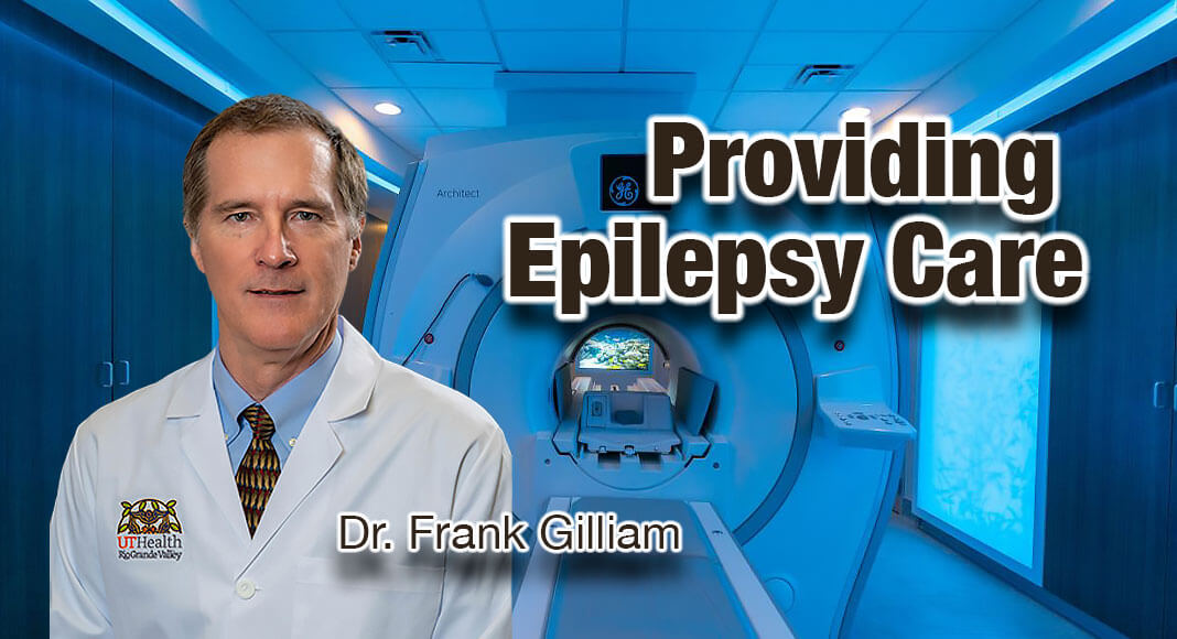 Dr. Frank Gilliam is a board-certified specialist in neurology, electroencephalography (EEG), epilepsy and neuroimaging. He has decades of experience diagnosing and treating the most complex forms of epilepsy, including identifying patients who can be treated with surgery when medications cannot control symptoms. Within its 32,000 square feet, ION houses advanced epilepsy equipment and a top-of-the-line MRI machine. (UTRGV Photo by David Pike)  Dr. Frank Gilliam has evaluated medical treatments to improve quality of life in Hispanics with epilepsy, including epilepsy surgery, treatment of comorbid depression in epilepsy, and screening for adverse medication side effects. He said the ION is a substantial advancement for neurology in the Valley. (UTRGV Photo by Jennifer Galindo)