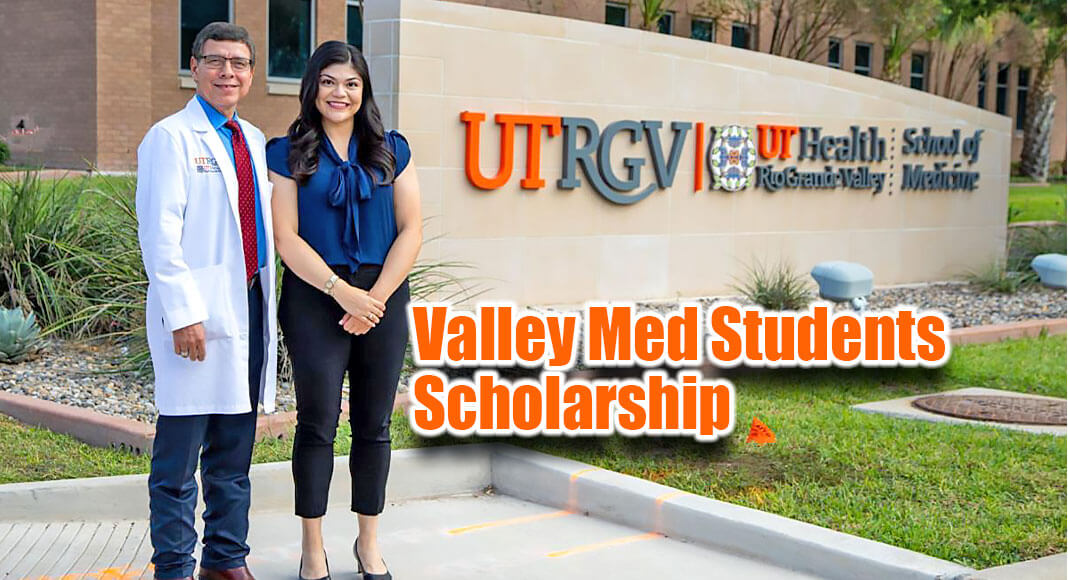Lauren Ashely Herrera, UTRGV School of Medicine Class of 2023, is the first recipient of the Dr. Leonel Vela Medical School Endowed Scholarship. Vela said Herrera is a student who embodies what the scholarship represents – students who demonstrate commitment to medicine through academic excellence and leadership. (UTRGV Photo by Raul Gonzalez)