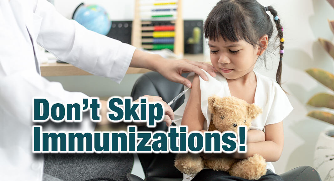 With the new year underway, now is a good time for parents to check with their pediatrician about childhood immunizations. Image for illustration purposes