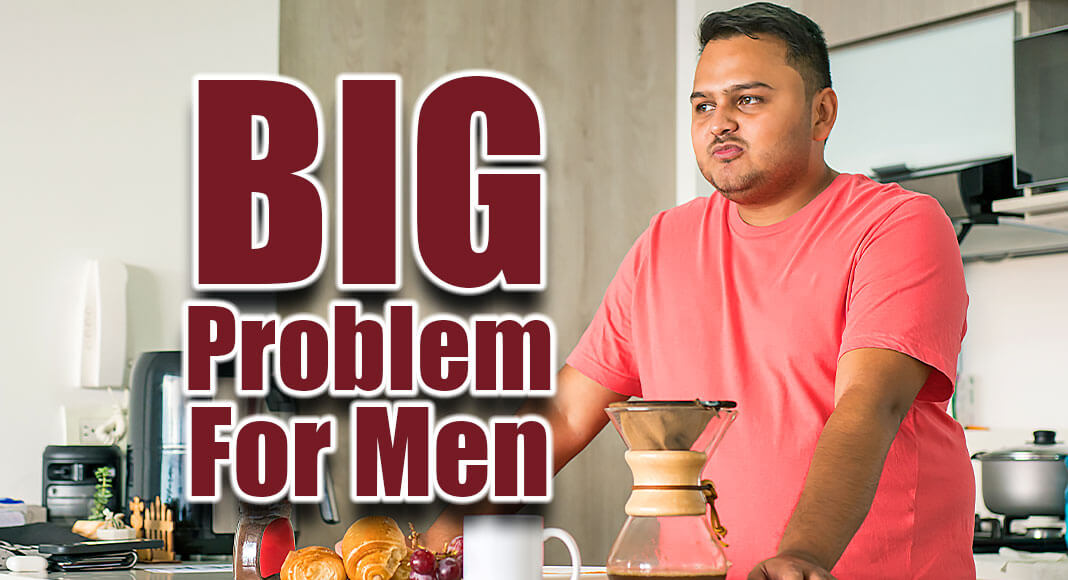 Men are more likely than women to develop conditions associated with obesity such as cardiovascular disease, insulin resistance and diabetes. Image for illustration purposes.