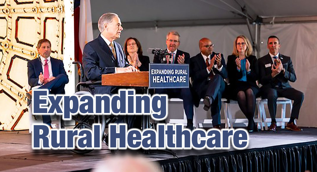 Governor Greg Abbott today touted the State of Texas' ongoing efforts to increase healthcare access across the state, particularly in rural communities. Photo: Office of the Governor