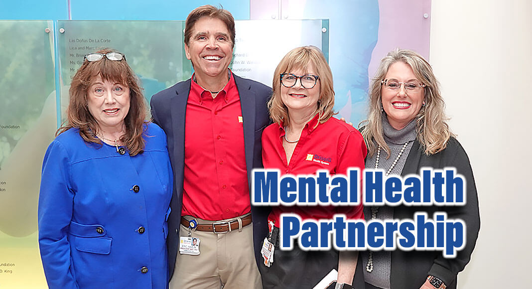 Karen Selim, President & CEO, Coastal Bend Community Foundation (from left); Eric Hamon, President & CEO, Driscoll Health; Mary Dale Peterson, MD, Vice President & COO of Driscoll Health; and Karen Griffith, Deputy Superintendent for Business & Support Services, CCISD. Courtesy Image