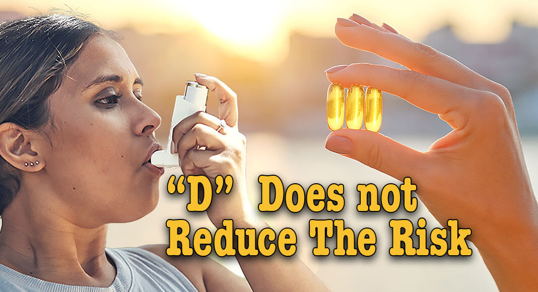 Taking vitamin D supplements does not reduce the risk of asthma attacks in children or adults, according to an updated Cochrane review. Image for illustration purposes. 