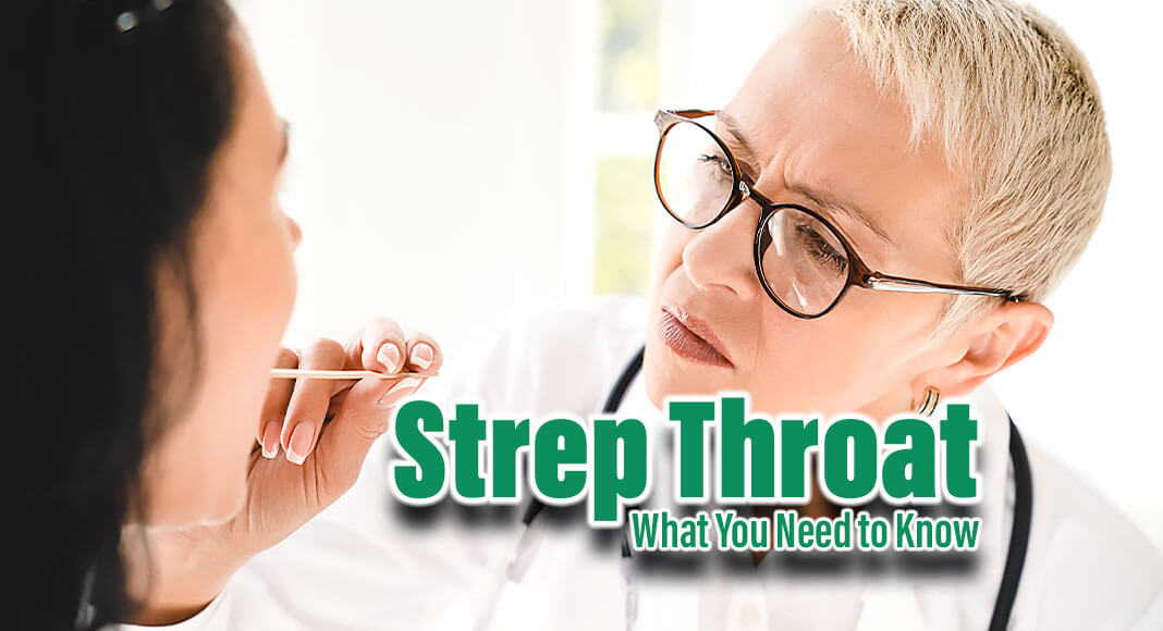 Viruses cause most sore throats. However, strep throat is an infection in the throat and tonsils caused by bacteria called group A Streptococcus (group A strep). Image for illustration purposes