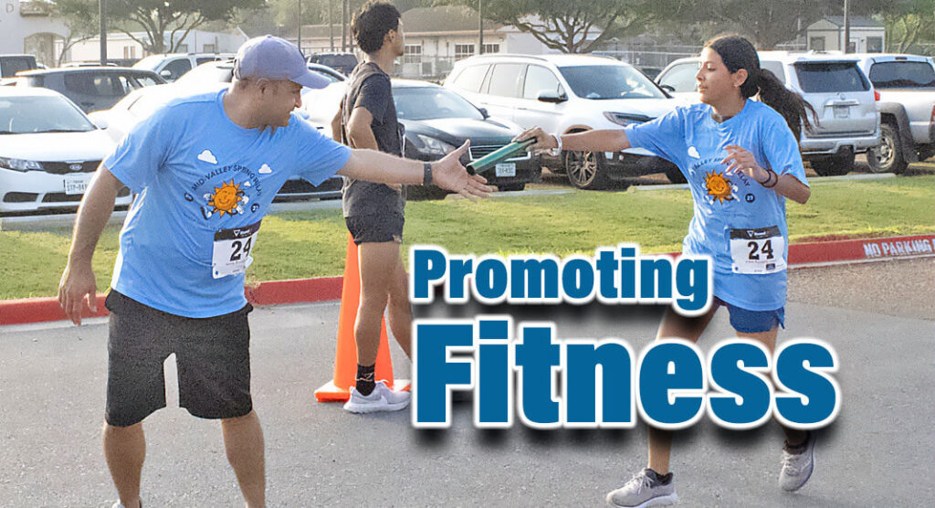 The first-ever South Texas College Spring Relay race was recently held at the Mid-Valley campus to benefit the Child Development Center. STC Image 